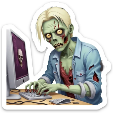 Zombie - video editor sticker