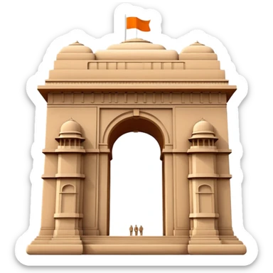 India Gate sticker
