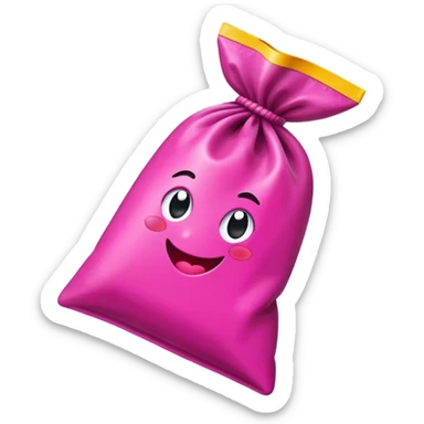 takis bag pink sticker