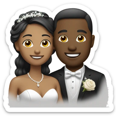 wedding sticker