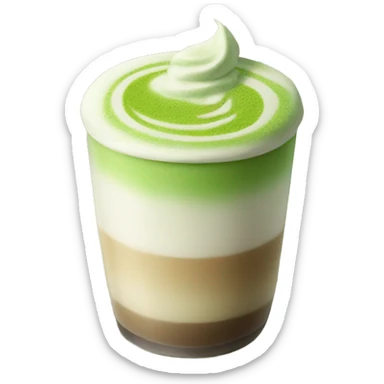 matcha latte sticker