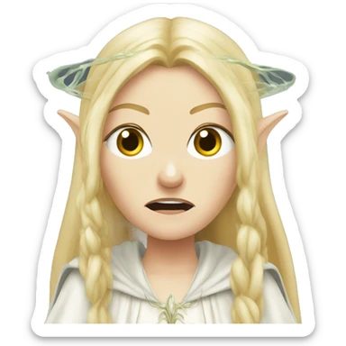 galadriel angry sticker