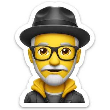 Yellow Geek Bar vape sticker