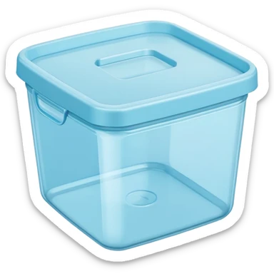 pastel food container sticker