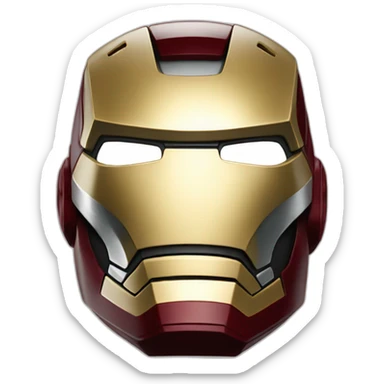 Circle iron Man Emoji sticker