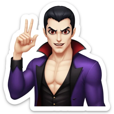 A combination of ✨ and 💪🏼 and 👌🏼 and 🧛🏼 sticker