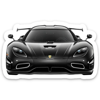 Koenigsegg shadow logo sticker