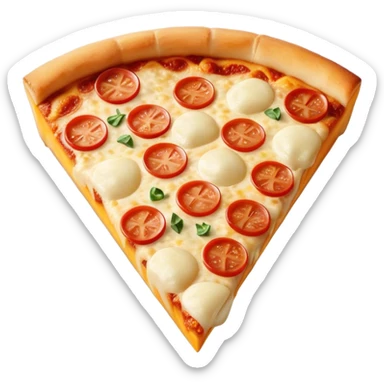 Dominos cheese pizza with garlic crust  sticker