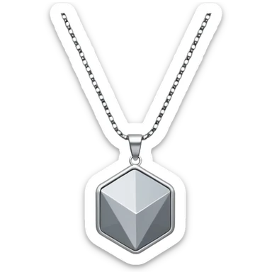 hipster necklace sticker