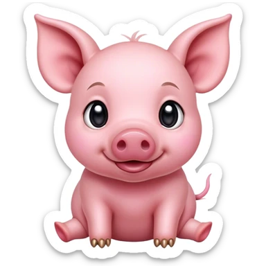 Piglet cute sticker