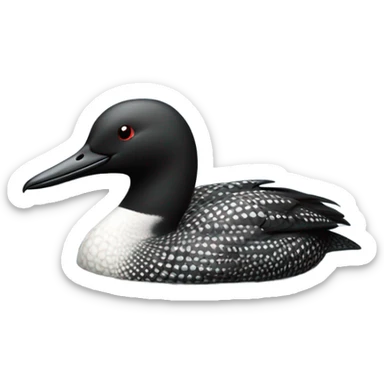 Loon sticker