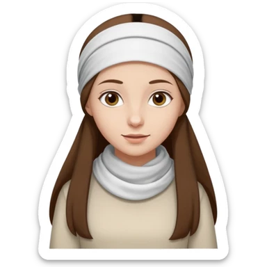 young modest jewish girl sticker