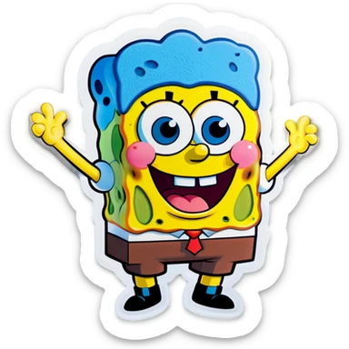 Sponge bob sticker