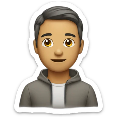 Persona cambiando de camino sticker