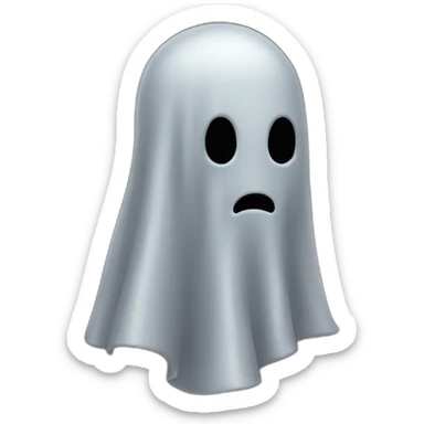 Black-ghost sticker