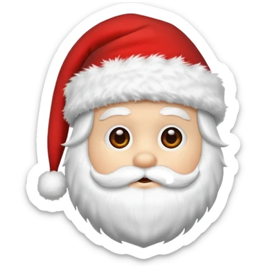 santa hat - only the hat itself, no face included sticker