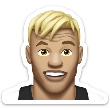 Mike Tyson biting Jake Paul sticker