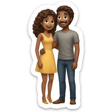 Amoureux sticker