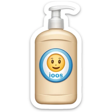 shampoo beige sticker