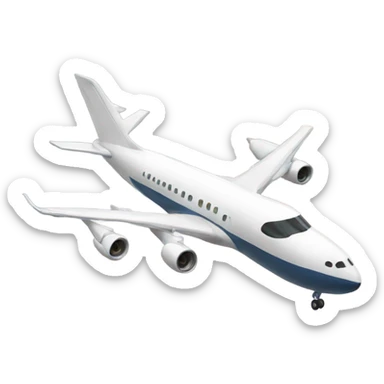 plane taking of sticker