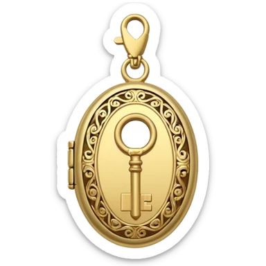 Tiny Key Locket
 sticker