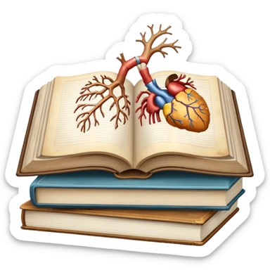  Anatomy books sticker