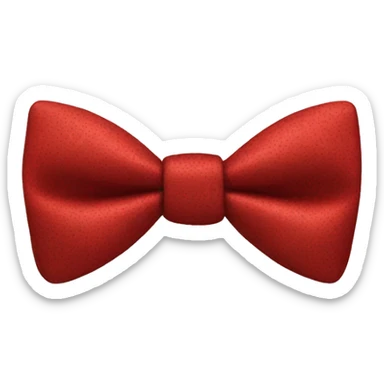 Red bow tie sticker