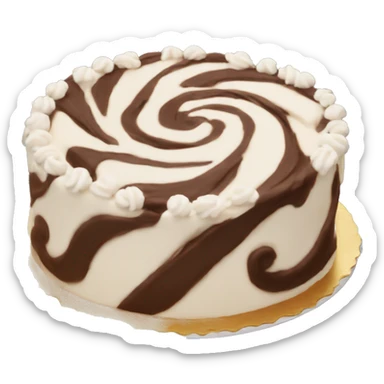 swirl cake sticker