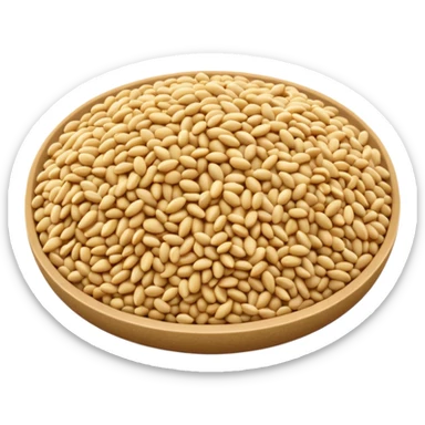a bunch of sesame seeds sticker