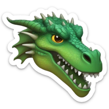 dead dragon sticker