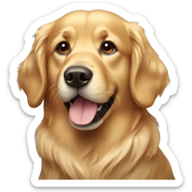 Golden retriever sticker