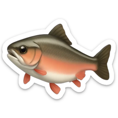 brown-sucker-salmon sticker