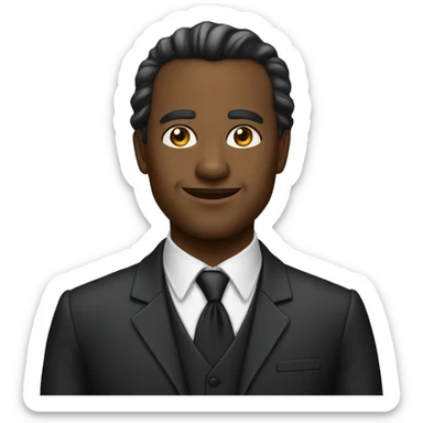 Empresario negro sticker