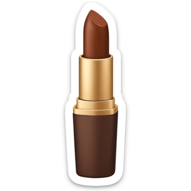 Brown lipstick  sticker