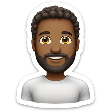 JOVEM NARIGUDO E BARBA brasileiro  sticker