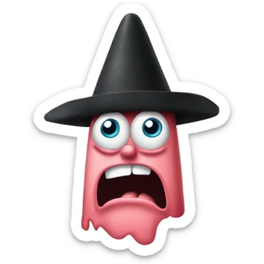 Evil Patrick Star from SpongeBob meme as an emoji sticker