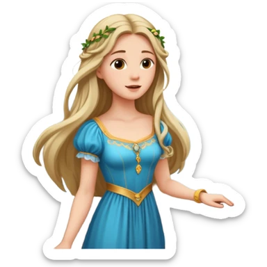 Juliet on the balcony sticker