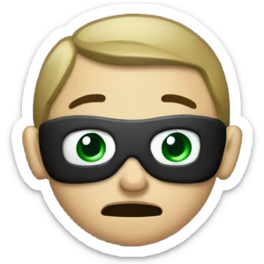 Robber in a bank sticker