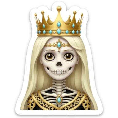 skeleton quen sticker