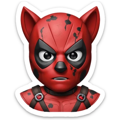 dogpool from Deadpool & Wolverine movie sticker