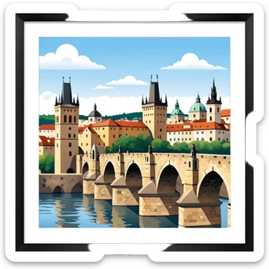Charles Bridge sticker