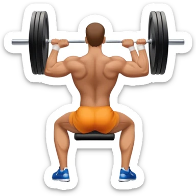 upper-back row exercise sticker