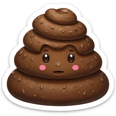 Poop surprise  sticker