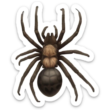tarantula spider realistic  sticker