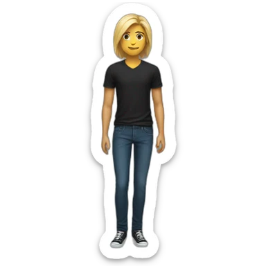 black_shirt_black_jeans sticker