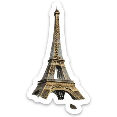 Paris City Eifel tower sticker