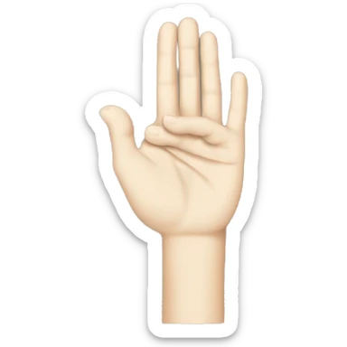 Buddhism mudra hand sign sticker