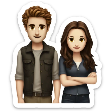 Edward and Bella from Twilight sticker