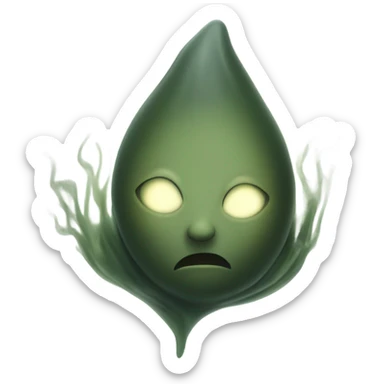 Dark olive green spirit  sticker