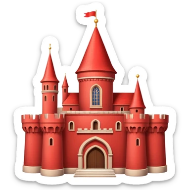 Red kingdom toulouse sticker